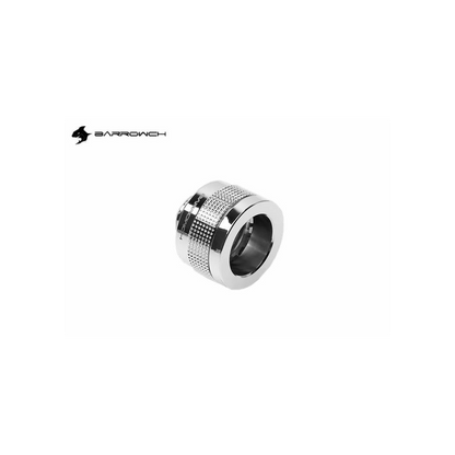 BarrowCH G1/4 - 14mm OD Wolverine Super Anti Off Hard Tube Fitting - Shi Silver
