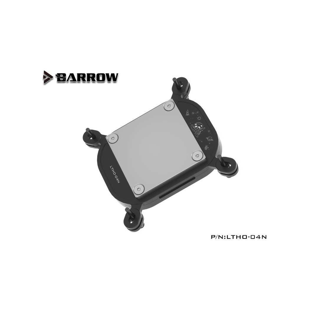 Barrow Acrylic Kepler Series CPU Waterblock, aRGB, INTEL 115x / 1700 - Black