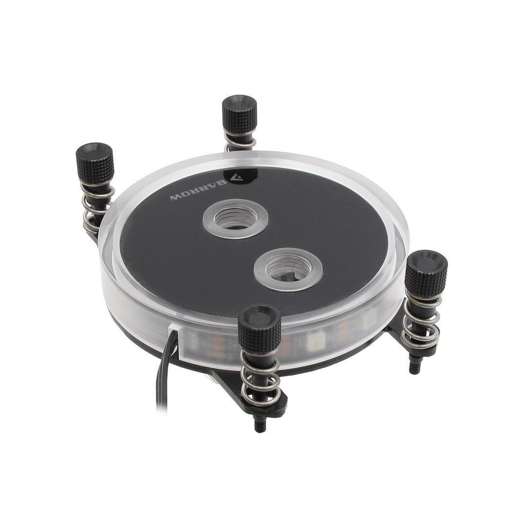 Barrow Rays Edition Aurora CPU Waterblock, LRC 2.0 RGB, AMD AM4 - Black