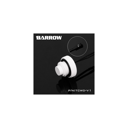 Barrow G1/4 - 10k Temperature Sensor Blank Plug - White