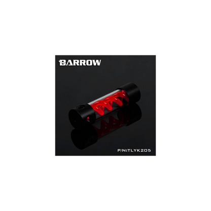 Barrow T-Virus Acrylic Red Helix Reservoir 205mm - Black
