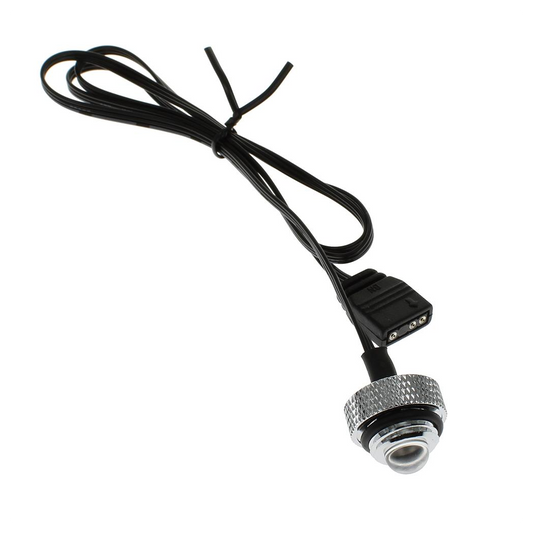 XSPC G1/4, 5V 3Pin aRGB LED Blank Plug - Chrome