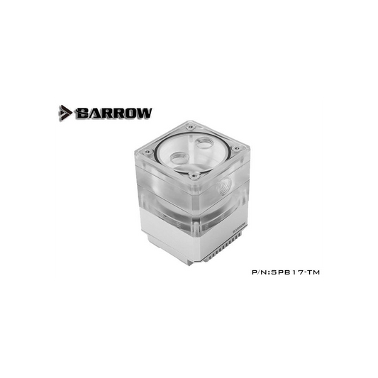 Barrow SPB17-TM 960LPH 17W PWM Mini Pump Reservoir with LRC 2.0 RGB - Silver