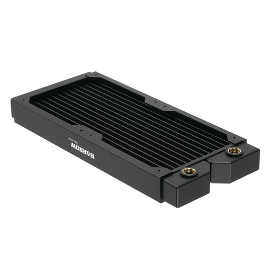 Barrow Dabel-B Series 240mm (2x120) Slim Line Copper Radiator - Black