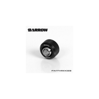 Barrow G1/4 - 13/10mm Flexible Tube Compression Fitting - Black (6 Pack)