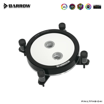 Barrow Supreme Infinity Mirror CPU Waterblock, aRGB, INTEL 115x, 1700 - Black