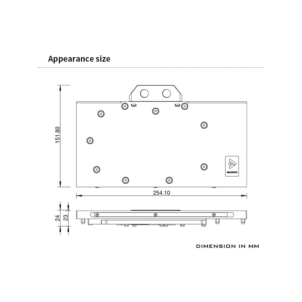 Barrow MSI RTX4090 TRIO , LRC 2.0 RGB Graphics Card Waterblock + Backplate
