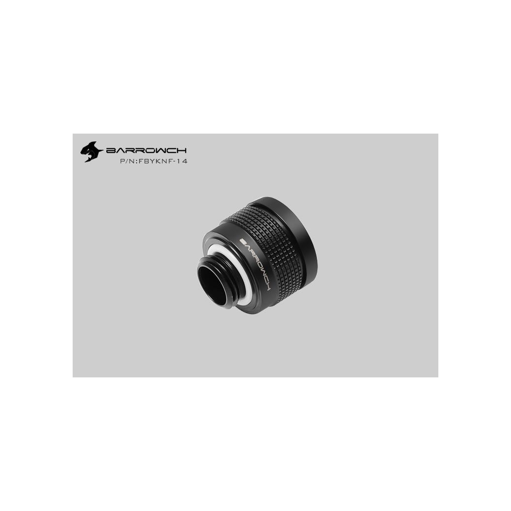 BarrowCH G1/4 - 14mm OD Wolverine Anti Off Hard Tube Push Fitting - White