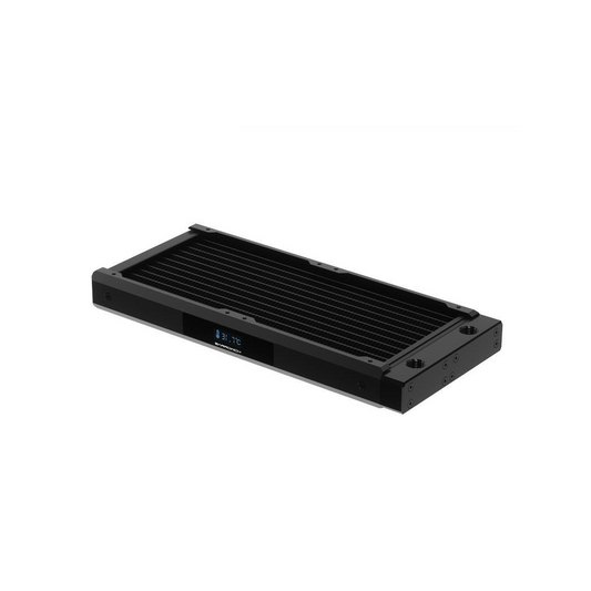 BarrowCH Chameleon Fish 240P OLED Copper Radiator (2x120mm) - Black / Black