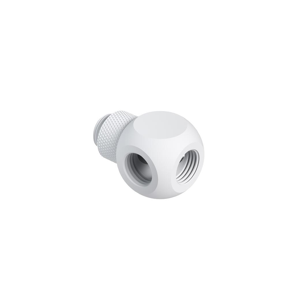 Barrow G1/4 Male Rotary - G1/4 Female 4 Way T-Splitter - White