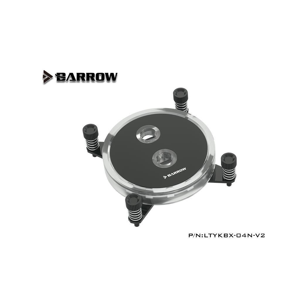 Barrow Rays Edition Aurora CPU Waterblock,aRGB, INTEL 2011(3), 2066 - Black