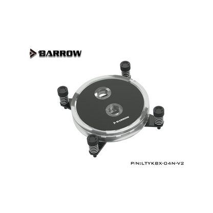 Barrow Rays Edition Aurora CPU Waterblock,aRGB, INTEL 2011(3), 2066 - Black