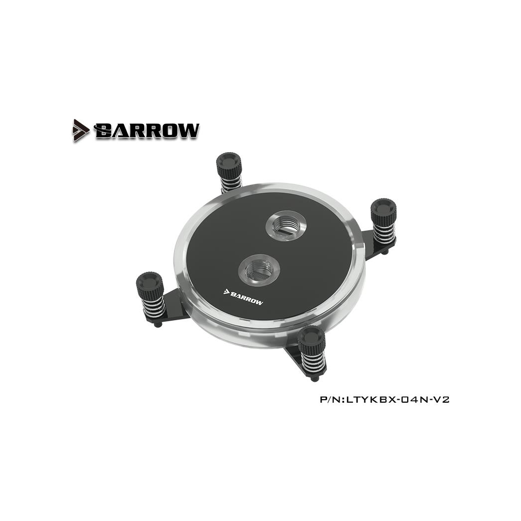 Barrow Rays Edition Aurora CPU Waterblock,aRGB, INTEL 2011(3), 2066 - Black