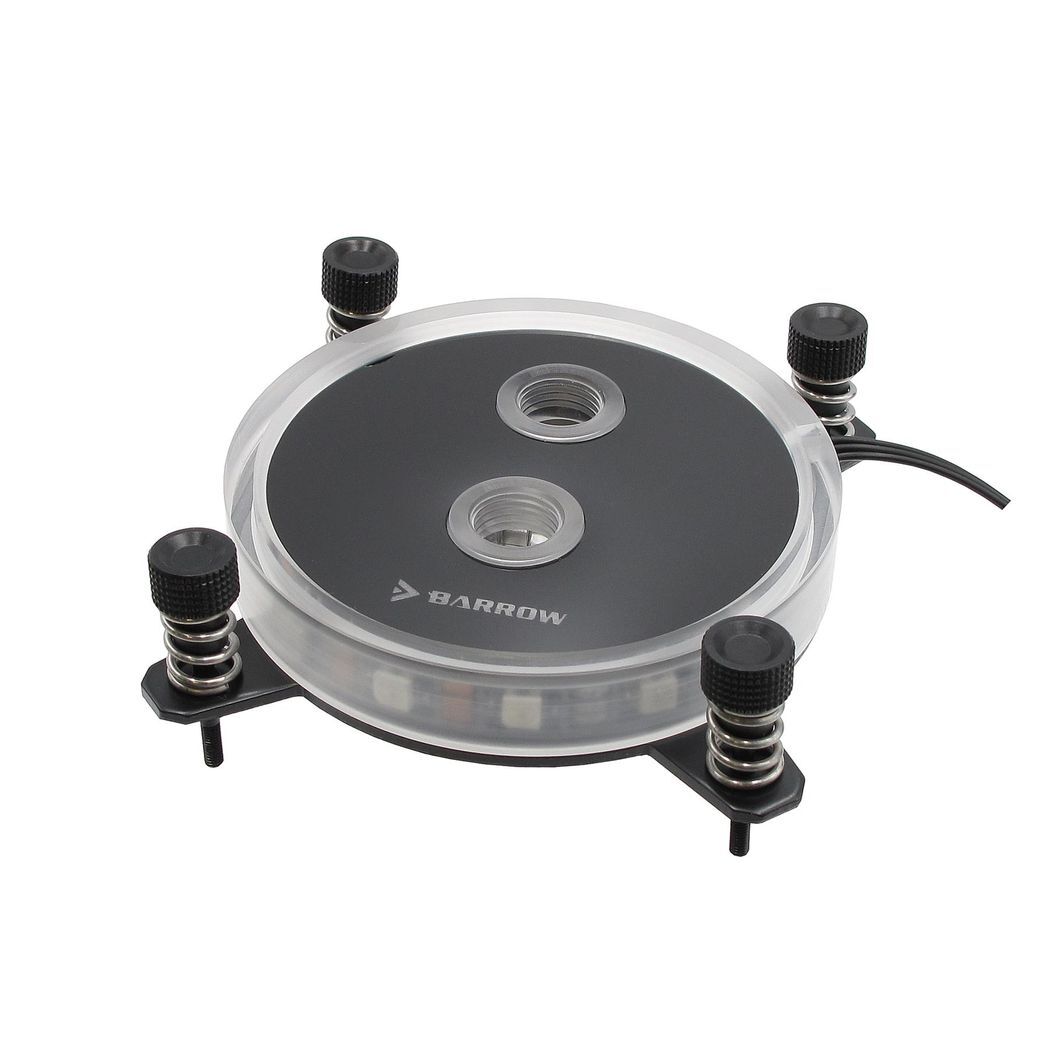 Barrow Rays Edition Aurora CPU Waterblock,aRGB, INTEL 2011(3), 2066 - Black