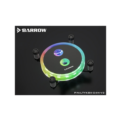 Barrow Rays Edition Aurora CPU Waterblock,aRGB, INTEL 2011(3), 2066 - Black