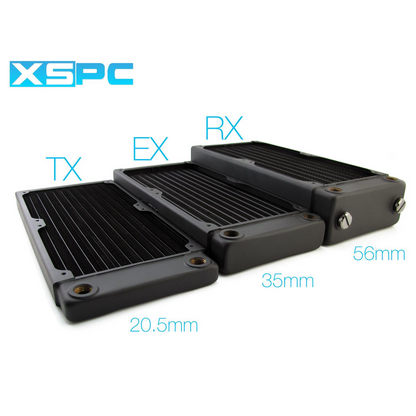 XSPC TX240 Crossflow Ultrathin Radiator - Black