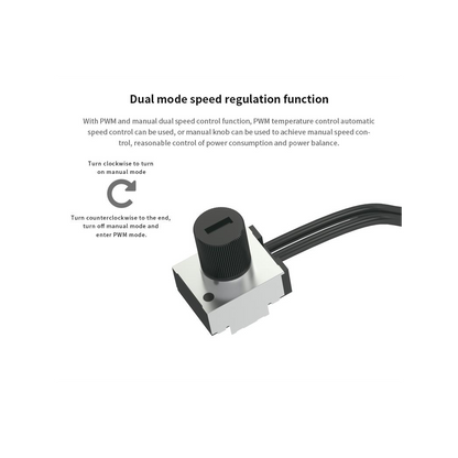 Barrow DARIDP-30 360 Copper Radiator with 17w Pump and Reservoir - Black
