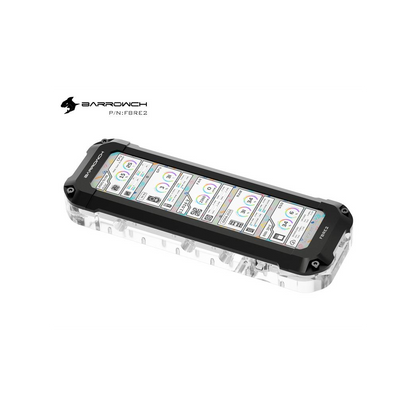 BarrowCH HDMI Reservoir with LCD Display and LRC 2.0 RGB Lighting - Black
