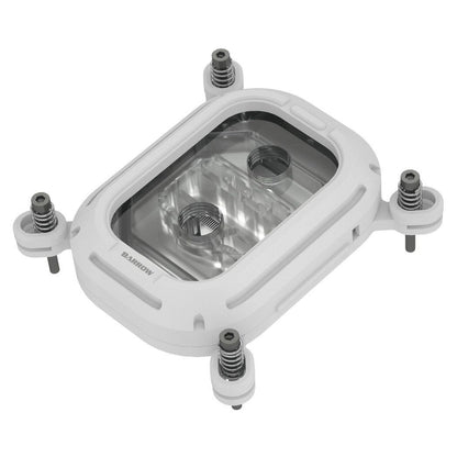 Barrow Acrylic Kepler Series CPU Waterblock, aRGB, INTEL 115x / 1700 - White
