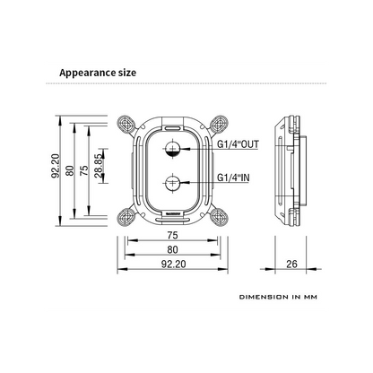 Barrow Acrylic Kepler Series CPU Waterblock, aRGB, INTEL 115x / 1700 - White