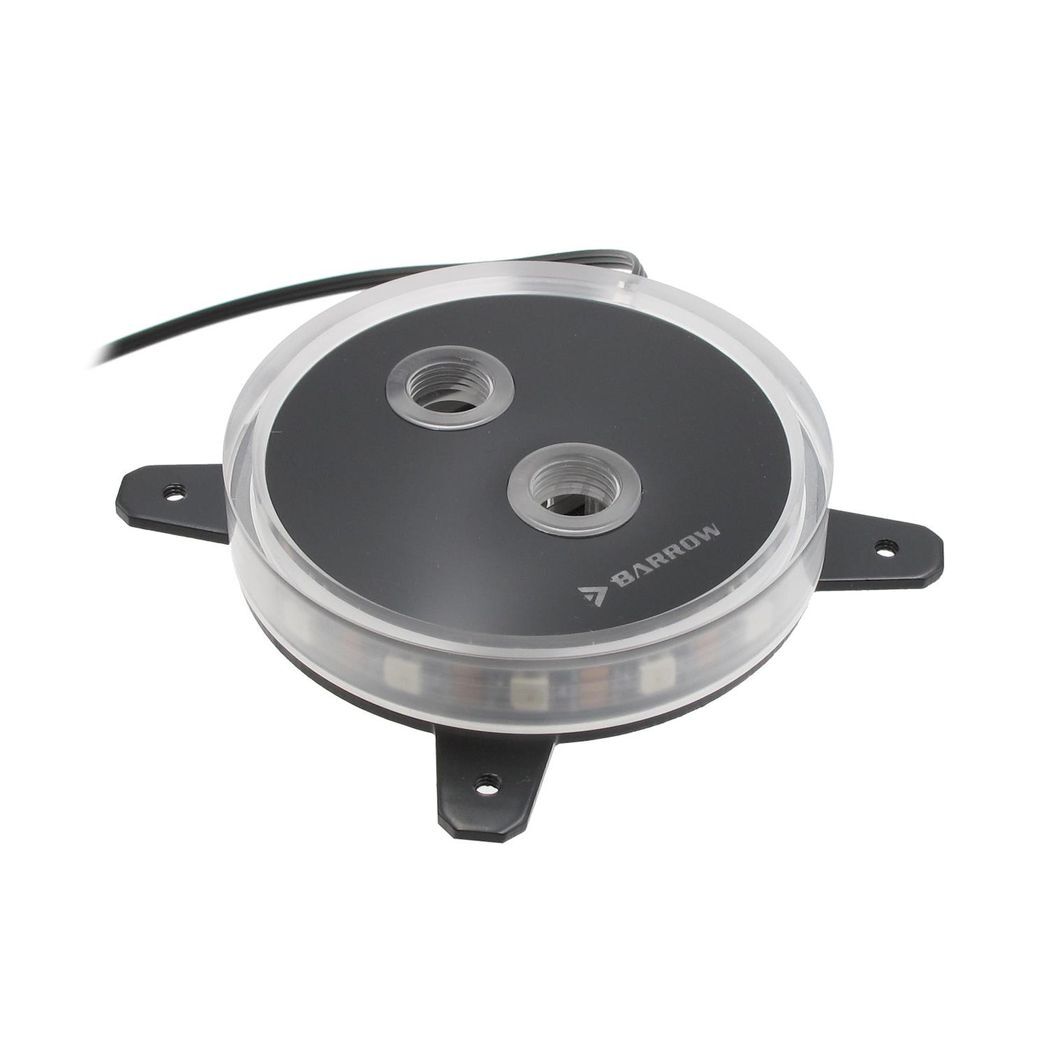 Barrow Rays Edition Aurora CPU Waterblock, aRGB, INTEL LGA 1200 / 1700 - Black