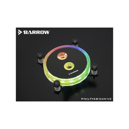 Barrow Rays Edition Aurora CPU Waterblock, aRGB, INTEL LGA 1200 / 1700 - Black