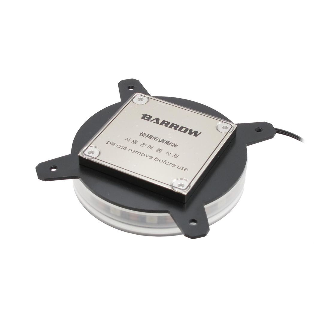 Barrow Rays Edition Aurora CPU Waterblock, aRGB, INTEL LGA 1200 / 1700 - Black