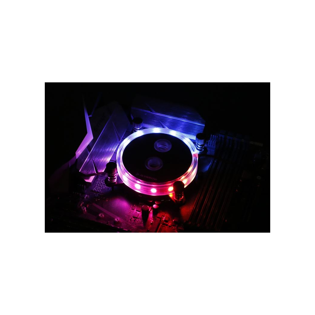 Barrow Rays Edition Aurora CPU Waterblock, aRGB, INTEL LGA 1200 / 1700 - Black