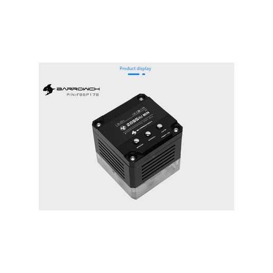 BarrowCH 17W PWM 960LPH Intelligent Pump with OLED Display - Black
