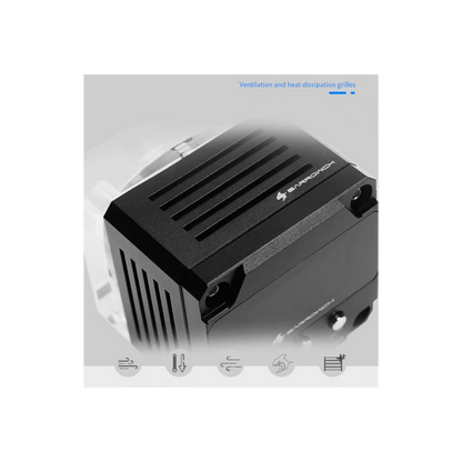 BarrowCH 17W PWM 960LPH Intelligent Pump with OLED Display - Black