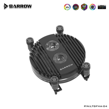Barrow Horizon CPU Waterblock, LRC 2.0 RGB, AMD AM4 / AM5 - Black
