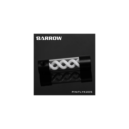 Barrow T-Virus Acrylic White Helix Reservoir 205mm - Black