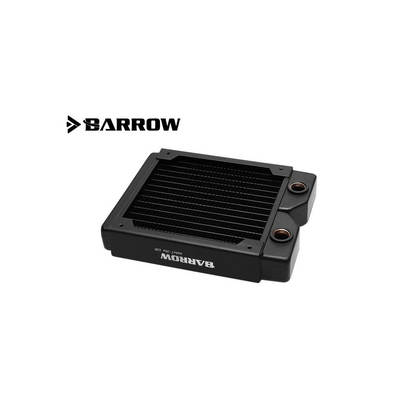 Barrow Dabel-B Series 120mm (1x120) Slim Line Copper Radiator - Black