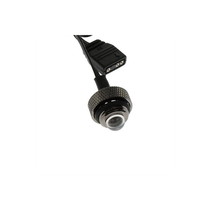 XSPC G1/4, 5V 3Pin aRGB LED Blank Plug - Black Chrome