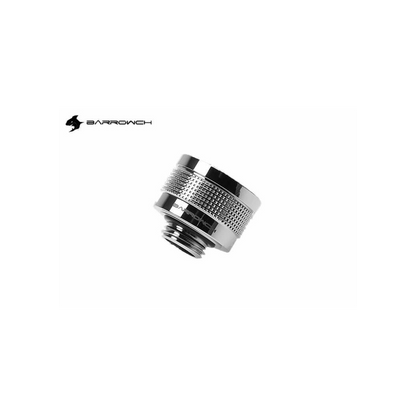 BarrowCH G1/4 - 16mm OD Wolverine Super Anti Off Hard Tube Fitting - Shi Silver