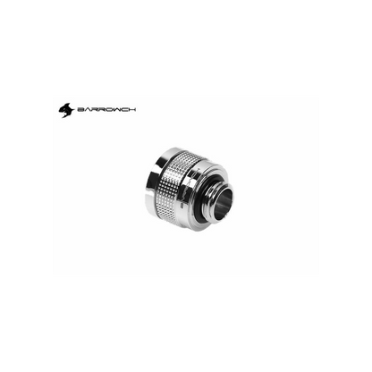 BarrowCH G1/4 - 16mm OD Wolverine Super Anti Off Hard Tube Fitting - Shi Silver