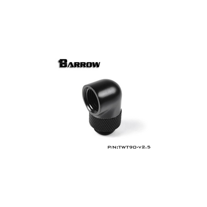 Barrow G1/4 Male Rotary to 90 Degree Female Angle - Black (4 Pack)