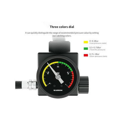 Barrow GJQM-01 System Leak Tester - 1.0 Bar Pressure Gauge
