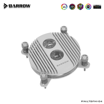 Barrow Horizon CPU Waterblock, LRC 2.0 RGB, INTEL 115x / 1700 - White
