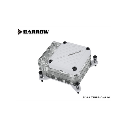 Barrow CPU Waterblock with 10W PWM Pump (White) - INTEL 115x / LGA1200 / LGA1700