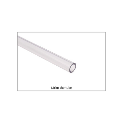 Barrow G1/4 - 14mm OD Anti Off Rubber Seal Hard Tube Compression Fitting - White