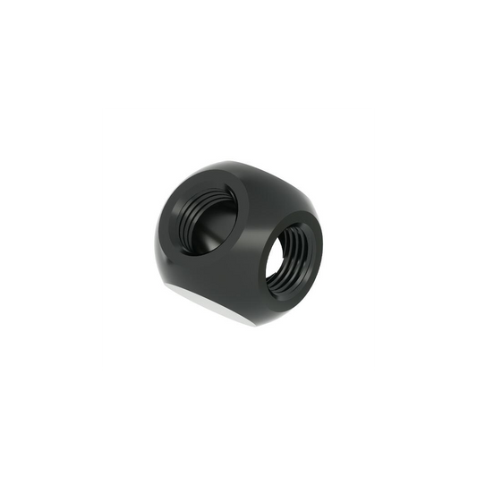 Barrow G1/4 Female 3 Way T-Splitter - Black