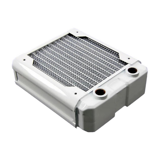 Black Ice Nemesis GTX 120 Radiator - Satin White