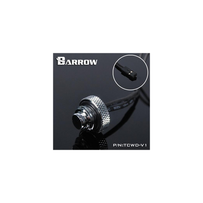 Barrow G1/4 - 10k Temperature Sensor Blank Plug - Shiny Silver