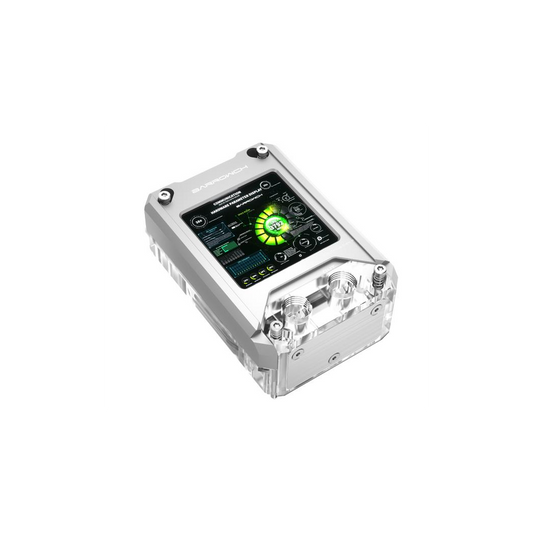 BarrowCH HDMI LCD Display CPU Waterblock with LRC 2.0 RGB, AMD - Silver