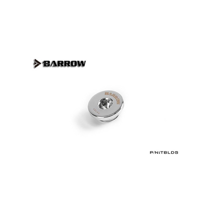 Barrow G1/4 Hex Blank Plug - Shiny Silver (6 Pack)