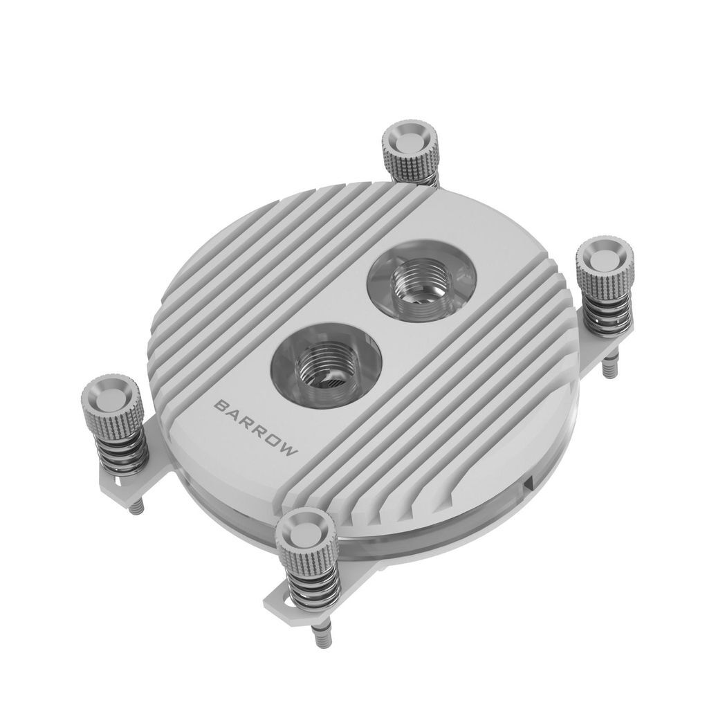 Barrow Horizon CPU Waterblock, LRC 2.0 RGB, AMD AM4 / AM5 - White