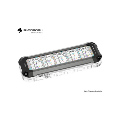 BarrowCH HDMI Reservoir with LCD Display and LRC 2.0 RGB Lighting - Titanium