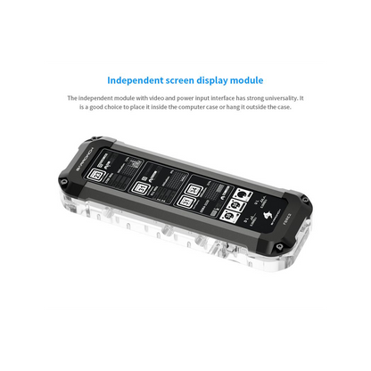 BarrowCH HDMI Reservoir with LCD Display and LRC 2.0 RGB Lighting - Titanium