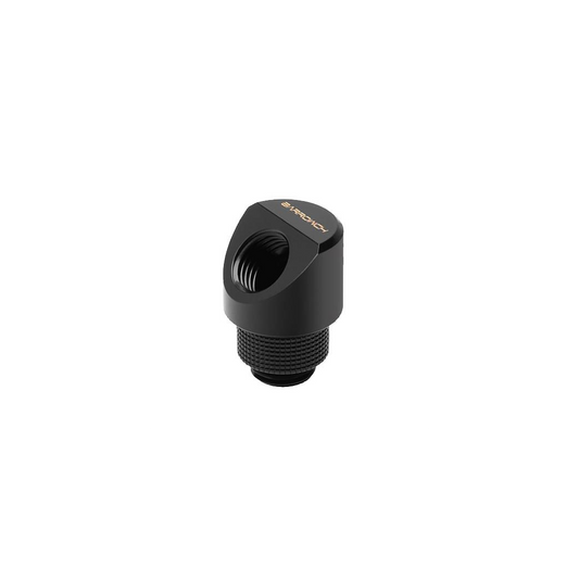 BarrowCH G1/4 Male Rotary to Smooth 45 Degree Female Angle - Black